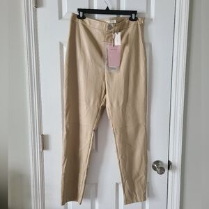 NWT Avec Les Filles Vgan Lather Pants